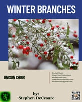 Winter Branches Unison choral sheet music cover